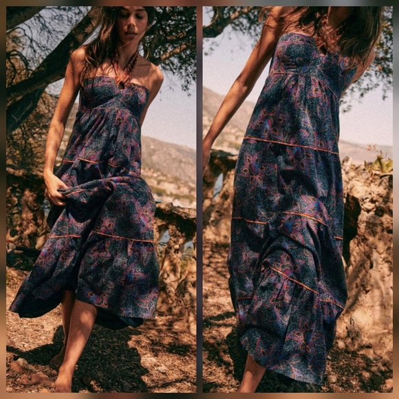 Sezane Analya Dress in Floral Mix size 36 - Picture 4 of 11